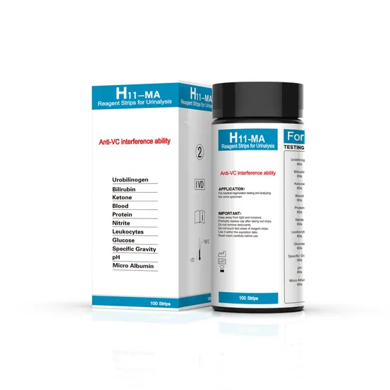 CE 4 Parameter Urinalysis Reagent Urine Drug Test Strips for China Supplier