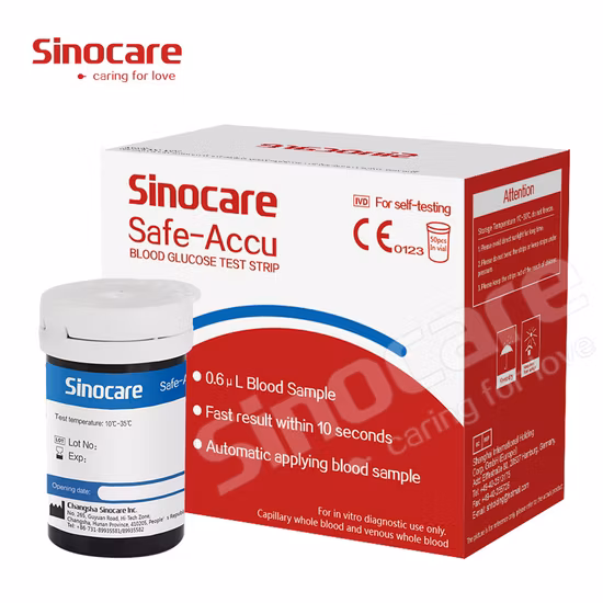 Sinocare medidor de glucosa en sangre medidor de glucosa en sangre inteligente sistema de monitoreo de medidor de glucosa en sangre