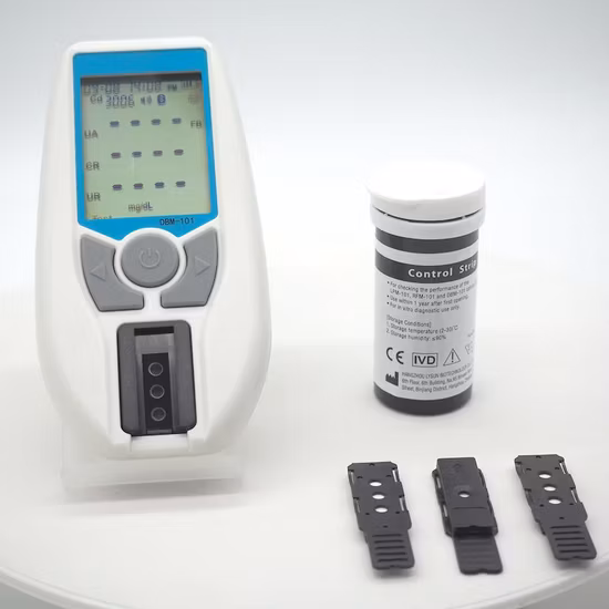 Medidor de análisis bioquímico seco de colesterol total multifunción 7 en 1