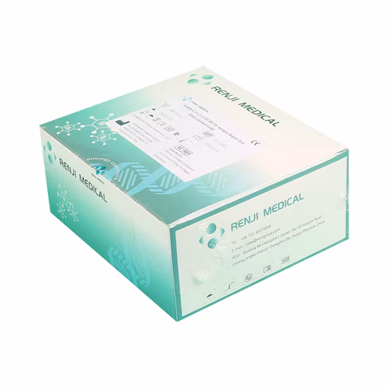 Kits de prueba de antígeno de saliva de diagnóstico rápido de alta sensibilidad de suministro de fábrica